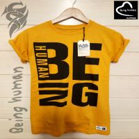 Seasons Mustard Printed Men T Shirt