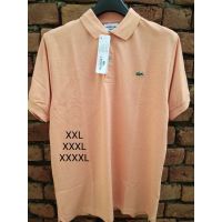 Seasons Peach Collared Men T Shirt