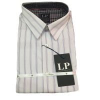 40% Off Louis Philippe White Stripes Men Shirt