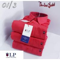 Seasons Red Men Collar Shirt