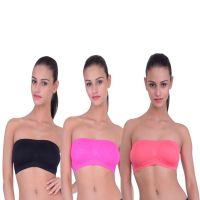 Comfort Tube Bra Pk 3