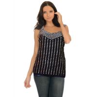 50% Off On Studded Black Top