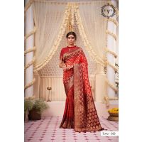 Sukanaya Maroon Zari Women Saree