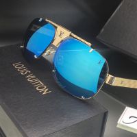 Louis Vuitton Men Blue Sunglasses