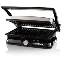 Nova Turbo NGS-2451 4 Slice panini Sandwich Maker (Black)