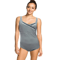 Okay Plain Grey One Piece Swimsuit