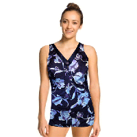 Women’s Flower Padded Print One Piece Swimwear