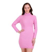Comfy Pink Retro Women Sweaters