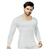 White Upper Men Thermal Wear