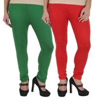 Pk 2 Multi Women Woolen Leggings 