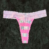 Victoria’s Secret Pink Lace Waistband Thong
