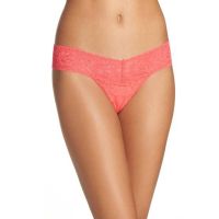 Bassoni See Through Floral Lace Thong