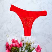 Splash Red Women Tanga Thong