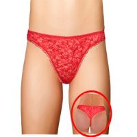 Super Sexy Red  Lace Thong