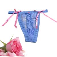 Women Floral Lace Thong Panty