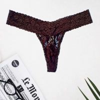 Best Fitted Black Lace Thong