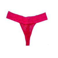 Gilligan & Omalley Pink Lace Thong