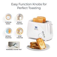 KENT 16031 850 W Pop Up Toaster  (White)