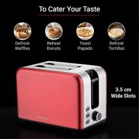 Hafele Amber 2 Slices Toaster 930 W Pop Up Toaster  (Red)