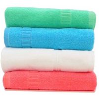 Cotton Bath Towel Set  (Pack of 4, Multicolor)