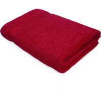 Cotton Bath Towel  (Red)