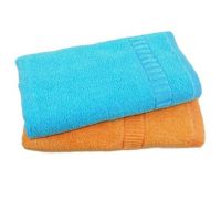 Cotton Bath Towel  (Pack of 3, Light Blue, Gold, Green)