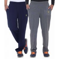  Seasons Blue & Gray Trackpant Pack Of 2