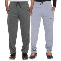 Seasons Grey Cotton Trackpants Pack of 2
