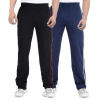 Multicolor Cotton Trackpants - Combo Of 3