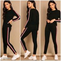 Designer Black Women's Track Suite