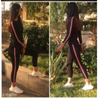 Designer Black Women's Track Suite