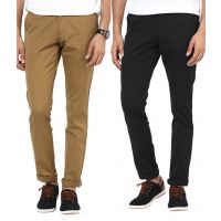Slim Fit Casual Trouser Pack of 2