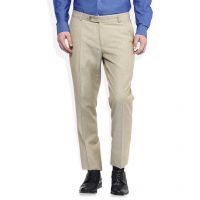 Players Beige Slim Fit Trousers