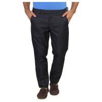 Men Black Slim Fit Trouser