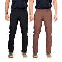 Black Slim Casual Trouser Pack Of 2