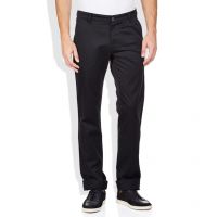 Black Regular Fit Trousers