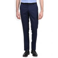 Seasons Blue Regular Fit Trouser