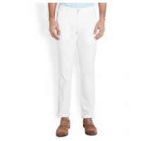 Seasons White Regular Fit Trouser