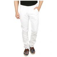 Seasons White Slim Fit Trouser