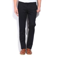 United Colors of Benetton Slim Fit Black Trouser