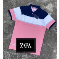 Seasons Pink Polo Neck Half Sleeve Tshirt