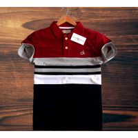 Classic Men's Cut & Sew Polo Multi T-Shirt