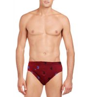 US Polo Regular Fit Underwear-Maroon with Stickers