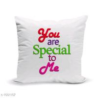 Myhra Valentines Special Printed Satin Cushion Covers 