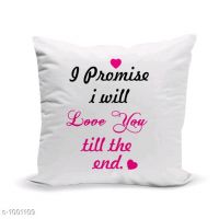 Myhra Valentines Special Printed Satin Cushion Covers 