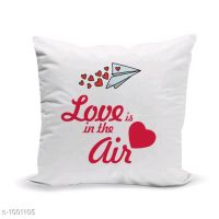 Myhra Valentines Special Satin Printed Cushion Covers 