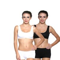 Black  & White Comfort Sports Bra Sets