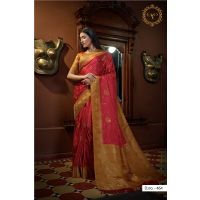 Vani Silk Zari Purple Women Saree