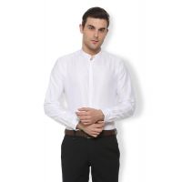 Van Heusen V Dot White Shirt