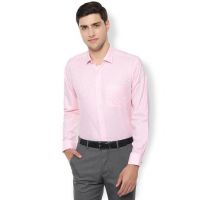 Van Heusen Pink Regular Cuff Shirt
